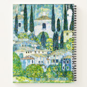 Jugendstilkirche Cassone von Gustav Klimt Notizblock (Rückseite)