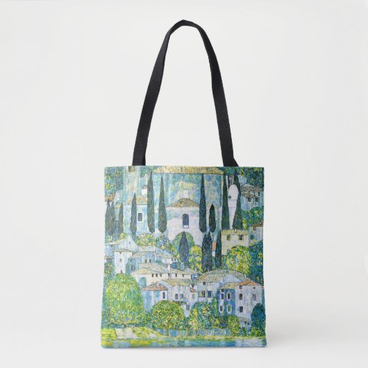 Jugendstilkirche Cassone von Gustav Klimt Tasche (Vorderseite)
