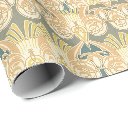 Jugendstilkönigin Geschenkpapier (Rolleneckpunkt)