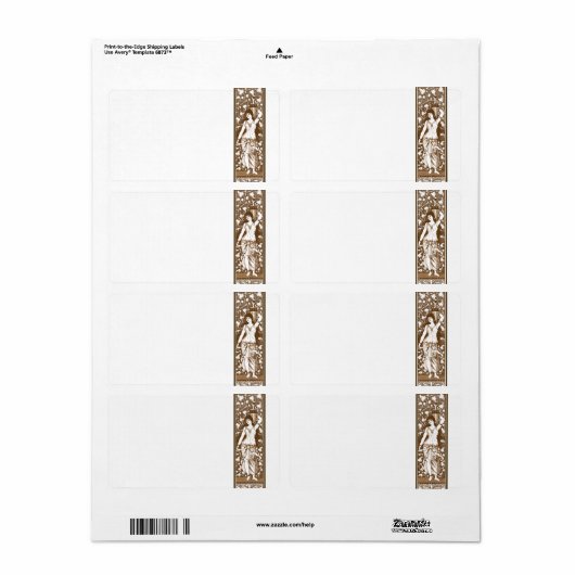 Jugendstilmädchen mit Urne (Vorne)