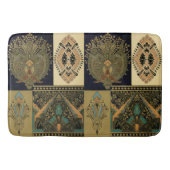 Jugendstilmuster Christopher Dresser Badematte (Vorderseite)