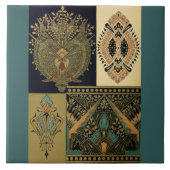 Jugendstilmuster Christopher Dresser Fliese (Vorderseite)