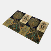 Jugendstilmuster Christopher Dresser Fußmatte (Schrägansicht)