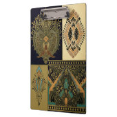 Jugendstilmuster Christopher Dresser Klemmbrett (Links)