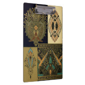 Jugendstilmuster Christopher Dresser Klemmbrett (Rechts)