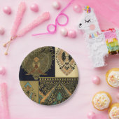 Jugendstilmuster Christopher Dresser Pappteller (Party)