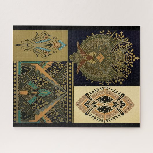 Jugendstilmuster Christopher Dresser Puzzle (Horizontal)
