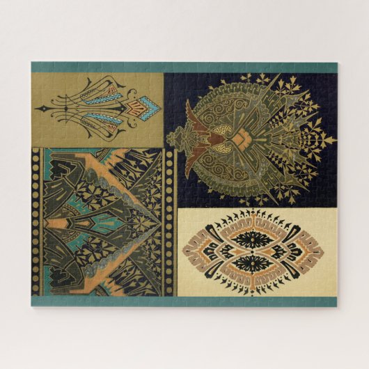 Jugendstilmuster Christopher Dresser Puzzle (Horizontal)