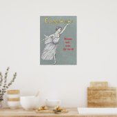 Jugendstilplakat Poster (Küche)