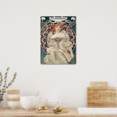 Jugendstilplakat Poster (Küche)