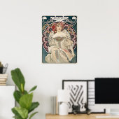 Jugendstilplakat Poster (Heimbüro)