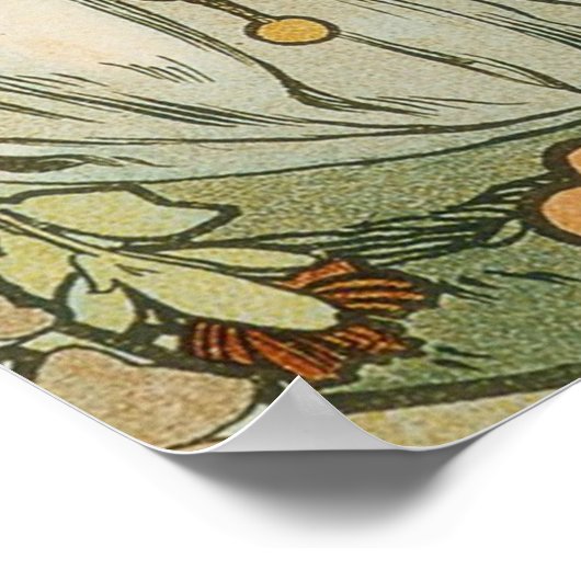 Jugendstilplakat Poster (Ecke)