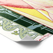 Jugendstilplakat Poster (Ecke)