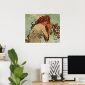 Jugendstilplakat Poster (Heimbüro)