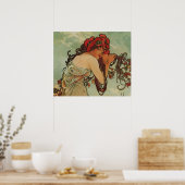 Jugendstilplakat Poster (Küche)