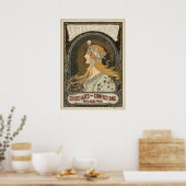 Jugendstilplakat Poster (Küche)