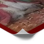 Jugendstilprinzessin und ihre Affenmalerin Poster (Ecke)