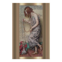 Jugendstilprinzessin und ihre Affenmalerin Poster