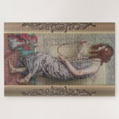 Jugendstilprinzessin und ihre Affenmalerin Puzzle (Horizontal)