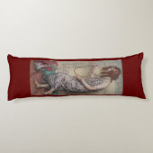 Jugendstilprinzessin und ihre Affenmalerin Seitenschläferkissen (Rückseite)