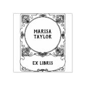 Jugendstilrahmen Exlibris Gummistempel (Prägung)