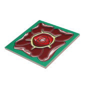 Jugendstilrose Fliese (Seite)