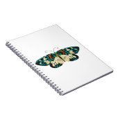Jugendstilschmetterling Notizblock (Rechte Seite)