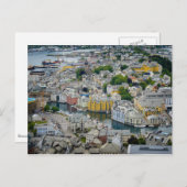 Jugendstilstadt Alesund, Norwegen Postkarte (Vorne/Hinten)
