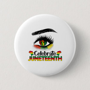 Jugendwoche für Frauen Kinder Männer Schwarze Gesc Button