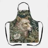 Jugendwolf in den Blätter Schürze (Vorderseite)