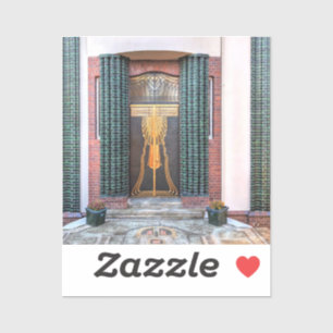 Jugenstil Door Aufkleber