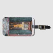 Jugenstil Door Gepäckanhänger (Vorderseite (Horizontal))