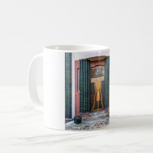 Jugenstil Door Kaffeetasse (Vorderseite Links)