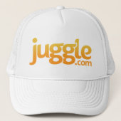 Juggle.com-Logo-Hut Truckerkappe (Vorderseite)