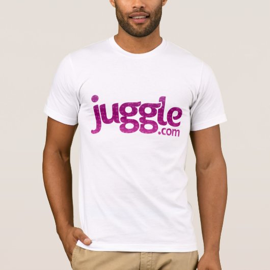 Juggle.com-Logo-Shirt T-Shirt (Vorderseite)
