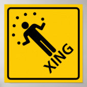 Juggler Crossing Highway Sign Poster (Vorne)