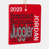 Juggler Extraordinaire CUSTOM Keramikornament (Rechts)