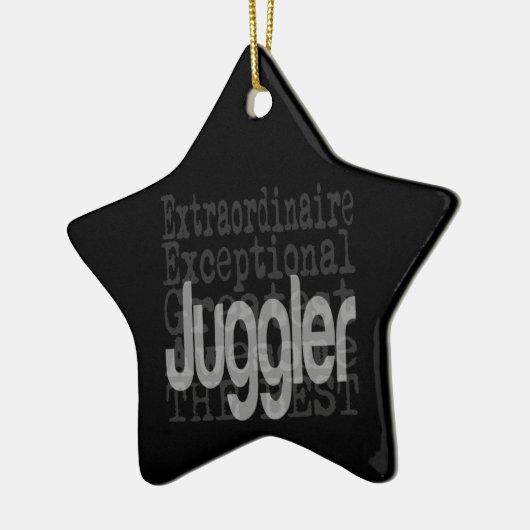 Juggler Extraordinaire Keramik Keramik Ornament (Links)