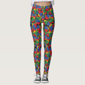 Juggler Juggling Balls Gemustert Leggings (Vorderseite)