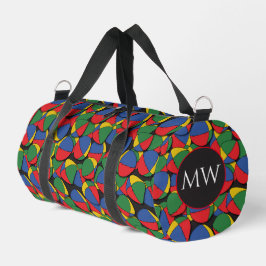 Juggler Juggling Balls Gemustert Mit Monogramm Duffle Bag