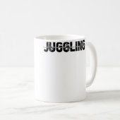 Juggler Juggling Circus - Artist Juggle Ekg Heartb Kaffeetasse (VorderseiteRechts)