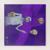 Juggler Juggling Skulls Grosses Fantasy Art Puzzle (Horizontal)