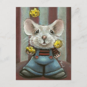 Juggler Mouse Postkarte