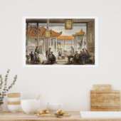 Jugglers Exhibition in the Court of a Mandarin's P Poster (Küche)