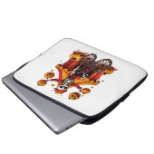 Juggling Bones - Unglaublich witzig Circus Skull Laptopschutzhülle (Vorne Knopf)