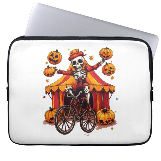 Juggling Bones - Unglaublich witzig Circus Skull Laptopschutzhülle (Vorderseite)