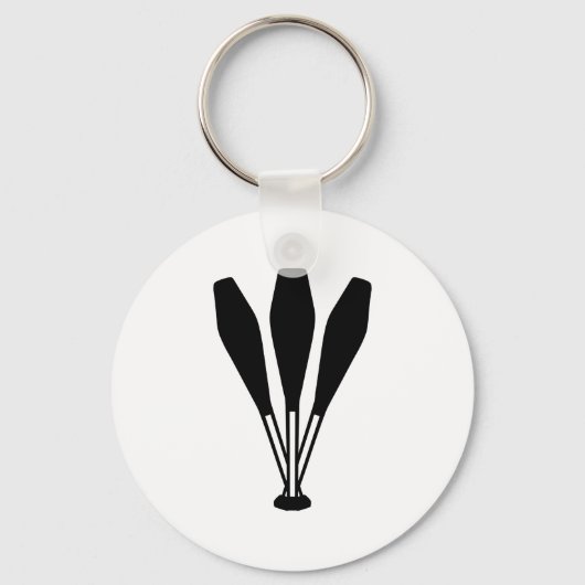 Juggling-Buttone Schlüsselanhänger (Vorderseite)