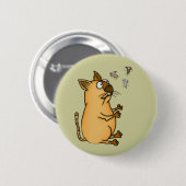 Juggling Cat Button (Vorne & Hinten)
