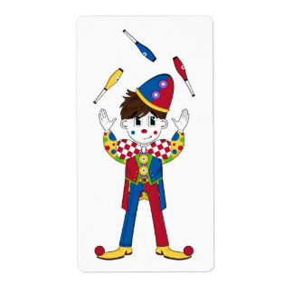 Juggling Circus Clownetikett