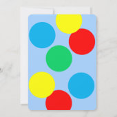 Juggling Circus Siegel Kinder Foto Geburtstag Einladung (Rückseite)